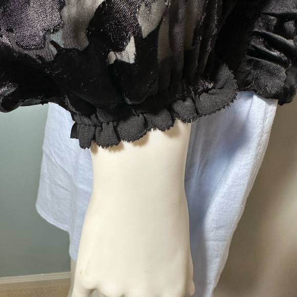 White House Black Market Burnout blouse - Picture 6 of 7